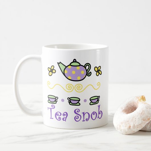Teesnob Kaffeetasse (Mit Donut)
