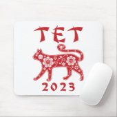 Teet 2023 Vietnamese New Year of the Cat Mousepad (Mit Mouse)