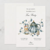 Teetasse Einladung (Vorne/Hinten)