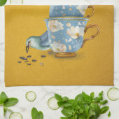 Teetasse für Zwei Küchentuch (Gefaltet)