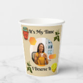 Teetasse Pappbecher (Rückseite)