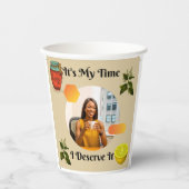 Teetasse Pappbecher (Vorderseite)