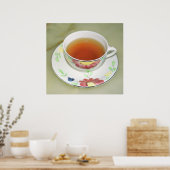 Teetasse Poster (Küche)