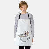 Teetasse Schürze (Getragen)