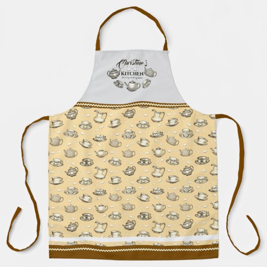 Teetasse Schürze (Vorderseite)
