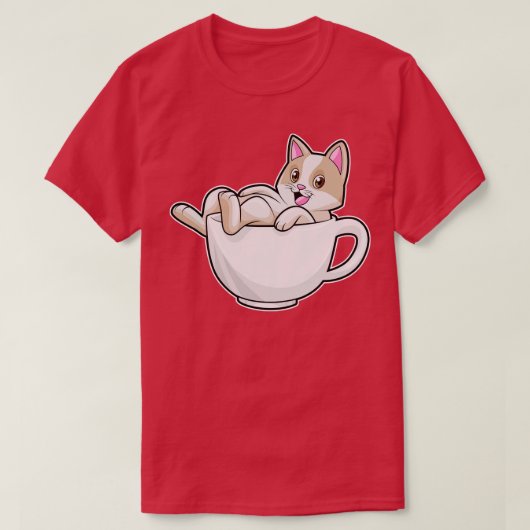 Teetasse T-Shirt (Design vorne)