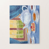 Teetasse-Teekanne-Puzzle Puzzle (Vertikal)