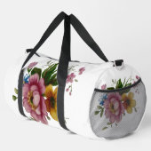Teetassen-Blumenstrauß Duffle Bag (Rechte Ecke)