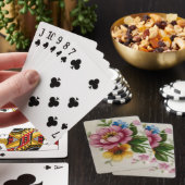 Teetassen-Blumenstrauß Spielkarten (In Situ)