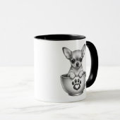 Teetassen Chihuahua Welpe (VorderseiteRechts)