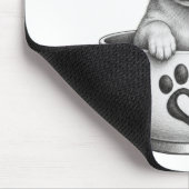 Teetassen Chihuahua Welpe Mousepad (Ecke)