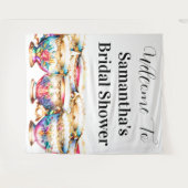 Teetassen Hochgebirge Blume Sommerfrühlingsstimmun Wandteppich (Vorderseite (Horizontal))