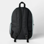 Teetassen-Kätzchen Bedruckter Rucksack (Rückseite)