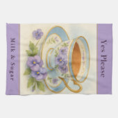 Teetassen Küchenhandtuch Kitchen Tea Towel Geschirrtuch (Horizontal)