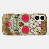 Teetassen-Zuckerschädel Case-Mate iPhone Hülle (Rückseite (Horizontal))