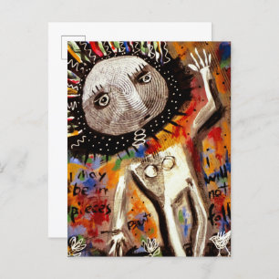 Teeterin am Brink Postkarte