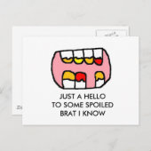 TEETH (2) POSTKARTE (Vorne/Hinten)