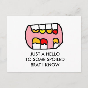 TEETH (2) POSTKARTE