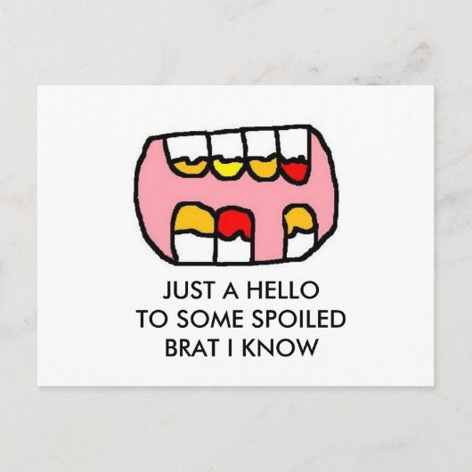 TEETH (2) POSTKARTE (Vorderseite)