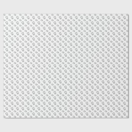 Teeth  geschenkpapier (Flach)