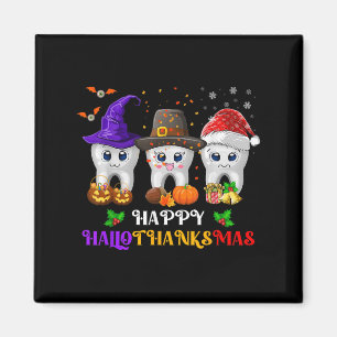 Teeth Hallothanksmas Halloween Erntedank Christ Magnet