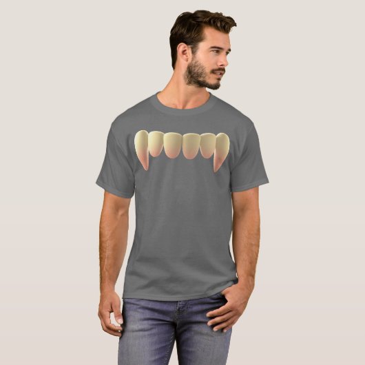 Teeth halloween Freunde T-Shirt (Vorne ganz)