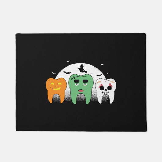 Teeth Halloween - Halloween Fußmatte (Vorderseite)