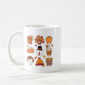 Teeth Pumpkin Türkei Kaffee Fall Zahnspange als Kaffeetasse (Links)