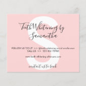 Teeth Whitening Aftercare Instruction Kümmre Tipp Flyer (Vorne)