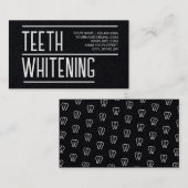 Teeth Whitening Visitenkarte (Vorne/Hinten)