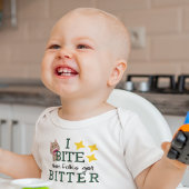 Teething Baby Biting macht Leute bitter Baby Strampler