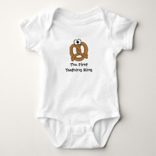 Teething Ring Funny Pretzel Baby Shirt