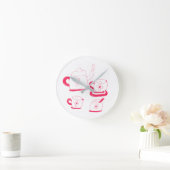 Teetime Round Wall Uhr (Zuhause)