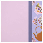 Teetime Teapot Teakup Teakettle Stoff (Muster)