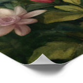 Teetrinken im Garten Poster (Ecke)