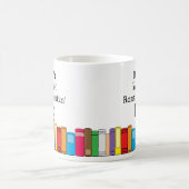 Teetrinken, romanische Bücher lesen Kaffeetasse (Mittel)