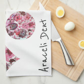 Teetuch 40,6 cm x 61 cm Passionred Geschirrtuch (Viertel Falte)