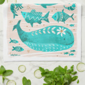 Teetuch am Ufer Geschirrtuch (Gefaltet)