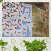 Teetuch aus dem Herbst Geschirrtuch (Gefaltet)