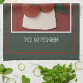 Teetuch aus Tomaten/Koch, geerntet Geschirrtuch (Gefaltet)