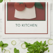 Teetuch aus Tomaten/Koch, geerntet Geschirrtuch (Gefaltet)