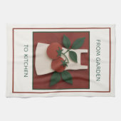 Teetuch aus Tomaten/Koch, geerntet Geschirrtuch (Horizontal)