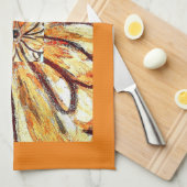 Teetuch Gerberas Café Geschirrtuch (Viertel Falte)