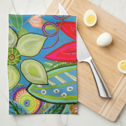 Teetuch Geschirrtuch (Viertel Falte)