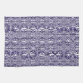 Teetuch Lila Ornament Geschirrtuch (Horizontal)