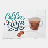 Teetuch mit Kaffeezeit Geschirrtuch (Horizontal)