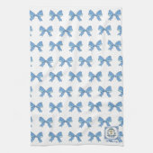 Teetuch mit Preppy-Opal Geschirrtuch (Vertikal)