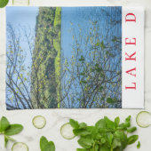 Teetuch von Grasmere Lake Geschirrtuch (Gefaltet)