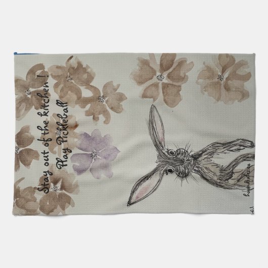 Teetuch von Pickleball Geschirrtuch (Horizontal)