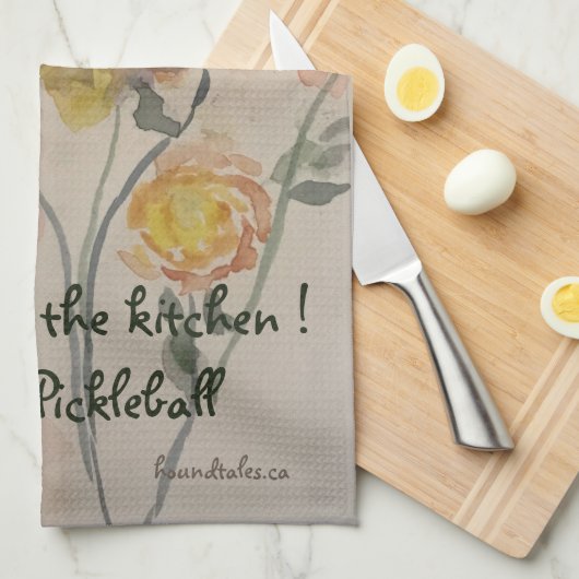Teetuch von Pickleball Geschirrtuch (Viertel Falte)